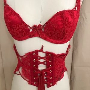 “Fairly New” Three Piece Bra/Thong/Spender Set